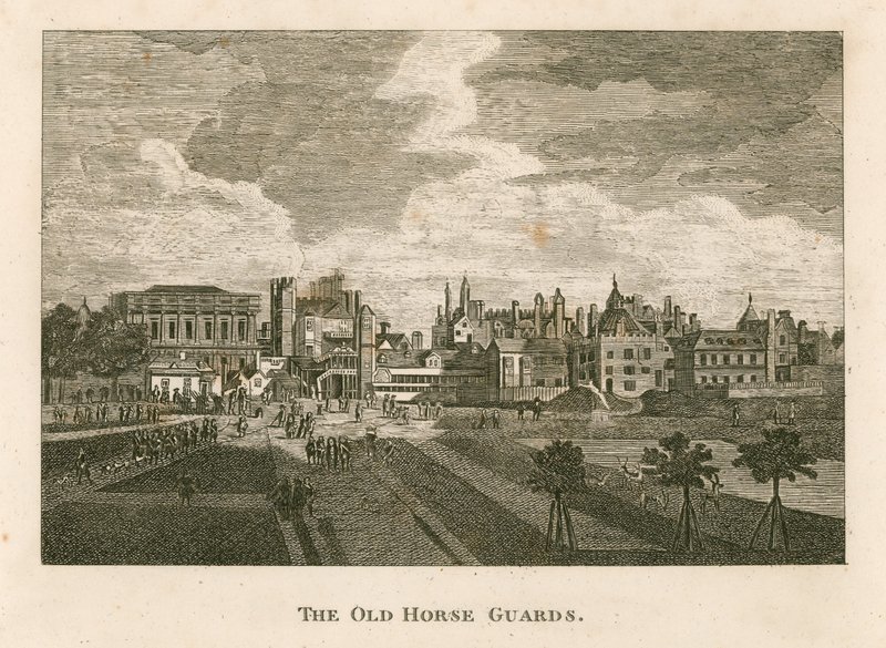 The Old Horse Guards vanaf St Jamess Park door English School