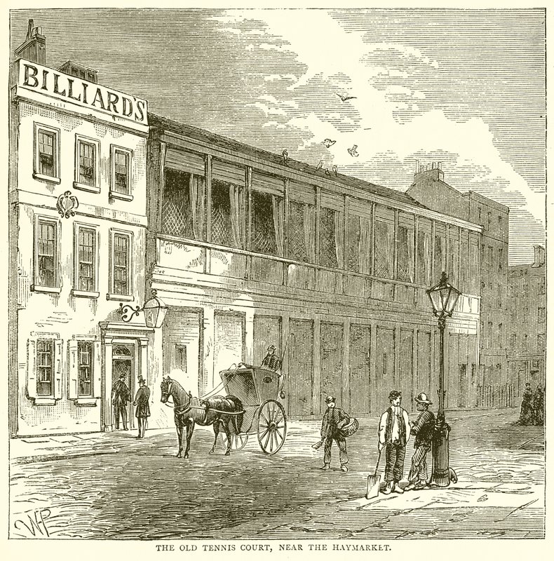 De Oude Tennisbaan, nabij de Haymarket door English School