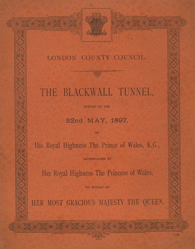 De Opening van de Blackwall Tunnel door English School