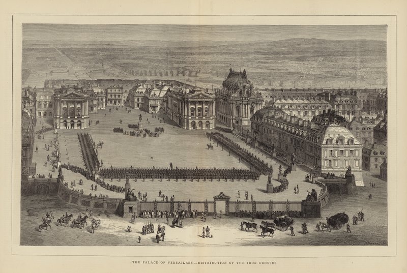 Het Paleis van Versailles - Uitdeling van de IJzeren Kruisen door English School