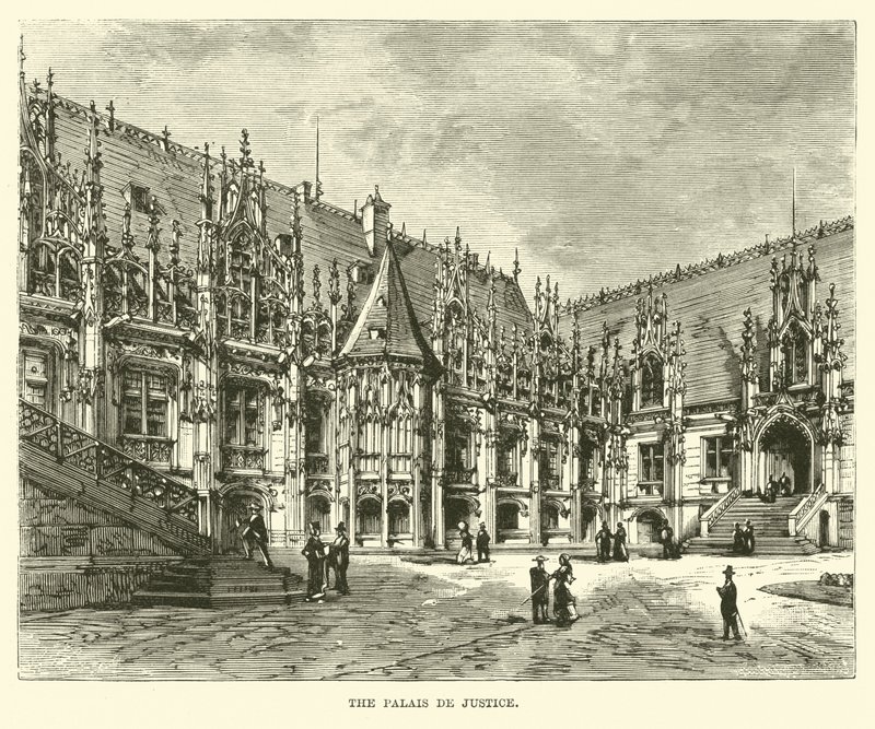 Het Palais de Justice door English School