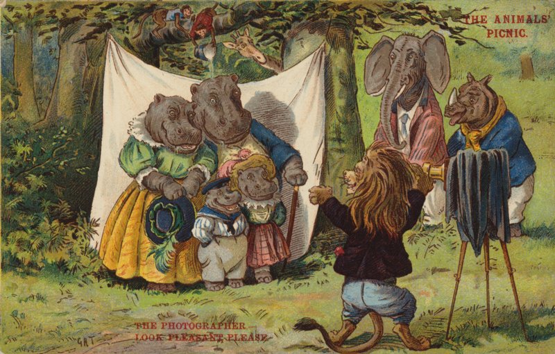 De fotograaf - Kijk aangenaam alsjeblieft (kleurenlitho) door English School