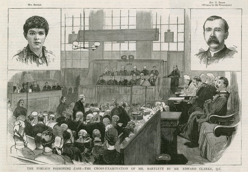 De Pimlico Vergiftigingszaak, het kruisverhoor van Mr Bartlett door Mr Edward Clarke QC door English School