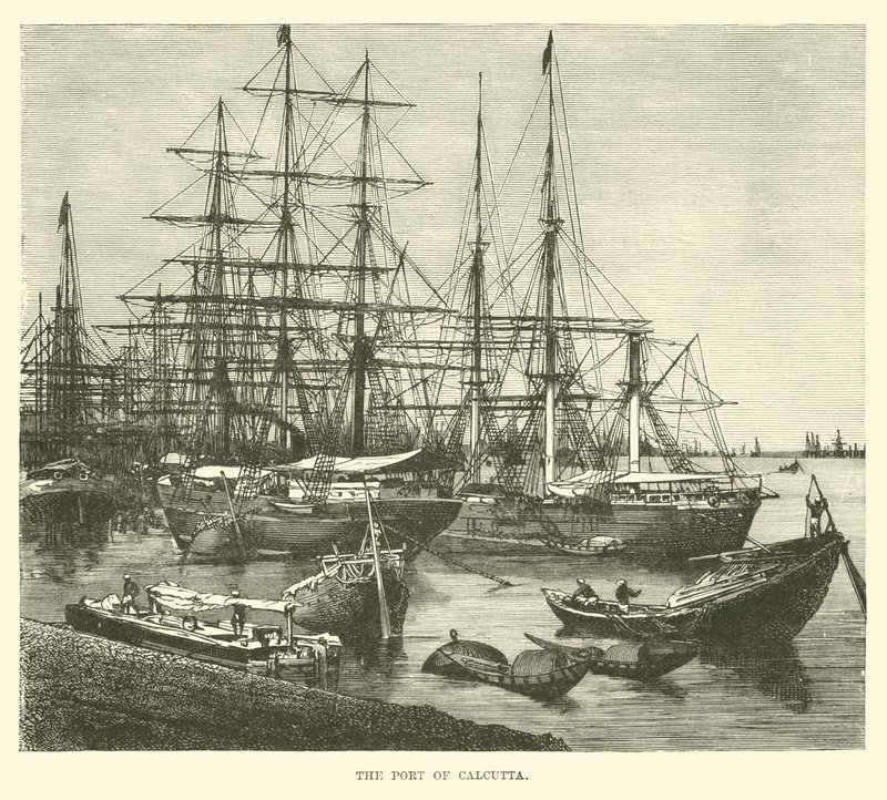 De Haven van Calcutta door English School
