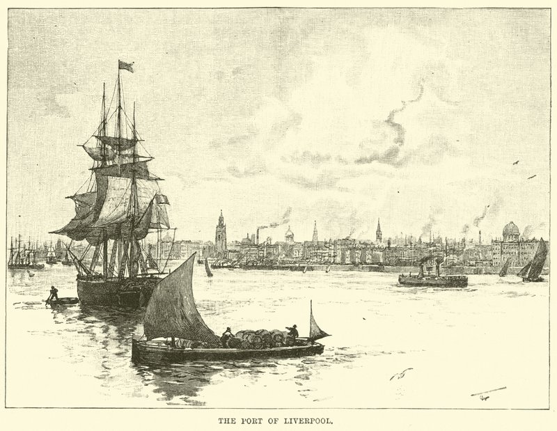 De Haven van Liverpool door English School