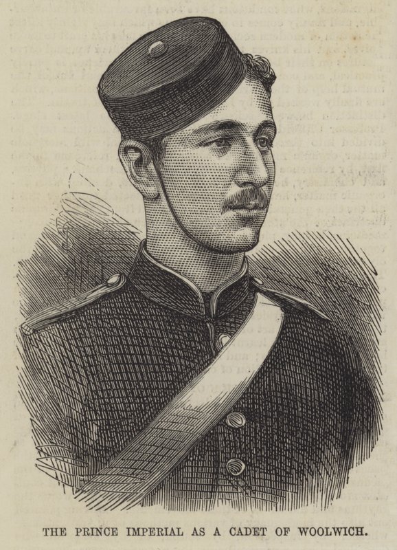 De Keizerlijke Prins als Cadet van Woolwich door English School