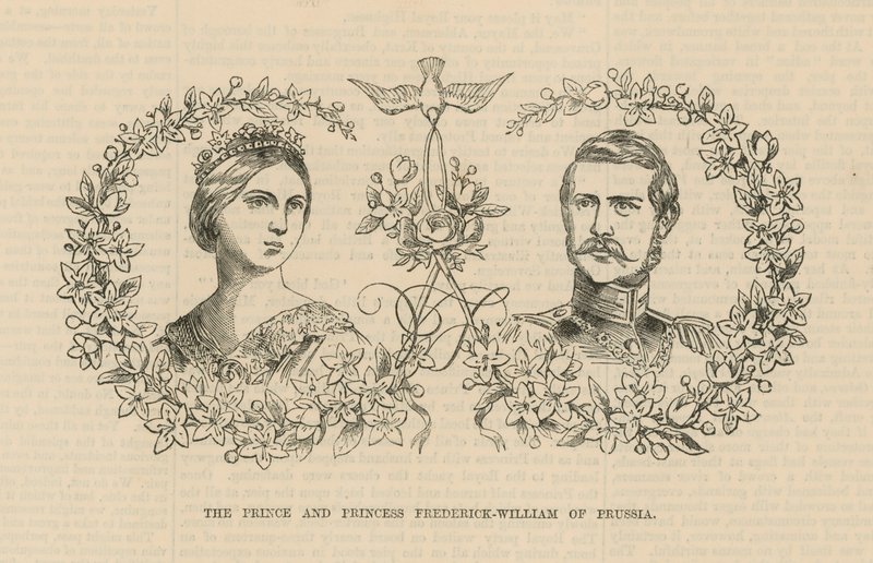 De Prins en Prinses Fredrick William van Pruisen door English School
