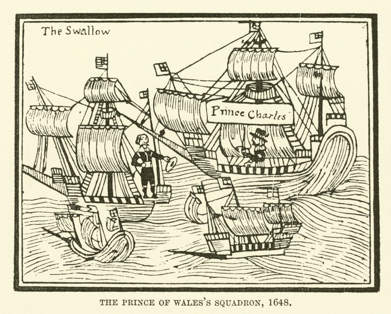 Het squadron van de Prins van Wales door English School