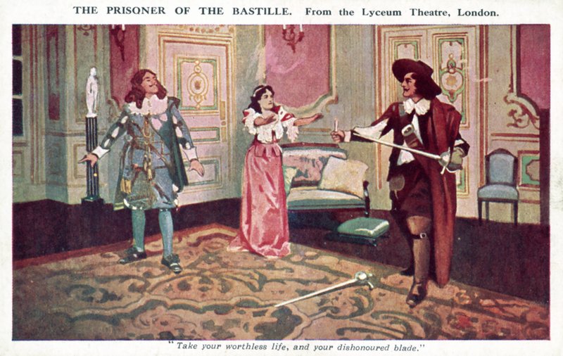 De Gevangene van de Bastille, van het Lyceum Theatre, Londen door English School
