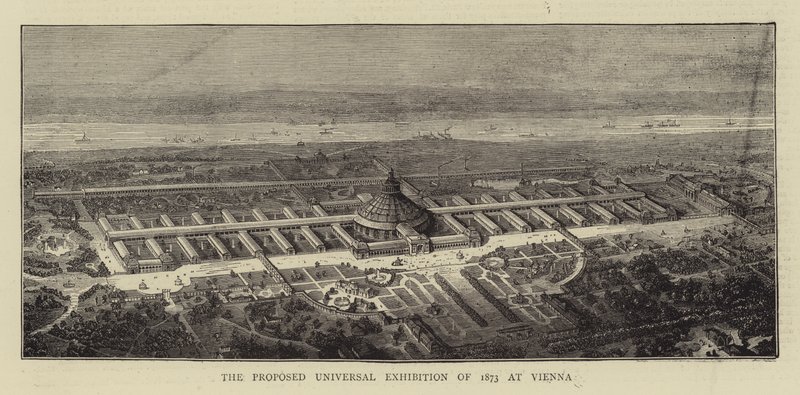 De Voorgestelde Universele Tentoonstelling van 1873 in Wenen door English School