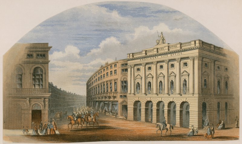 The Quadrant, Regents Street, Londen door English School