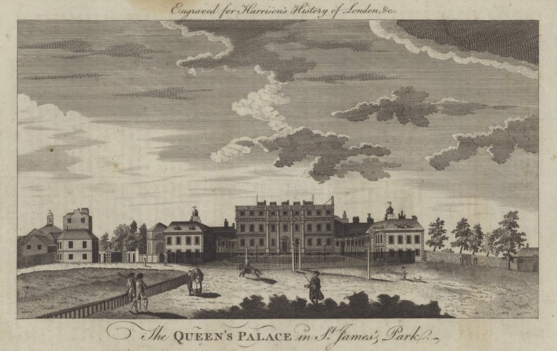 Het paleis van de koningin in St James