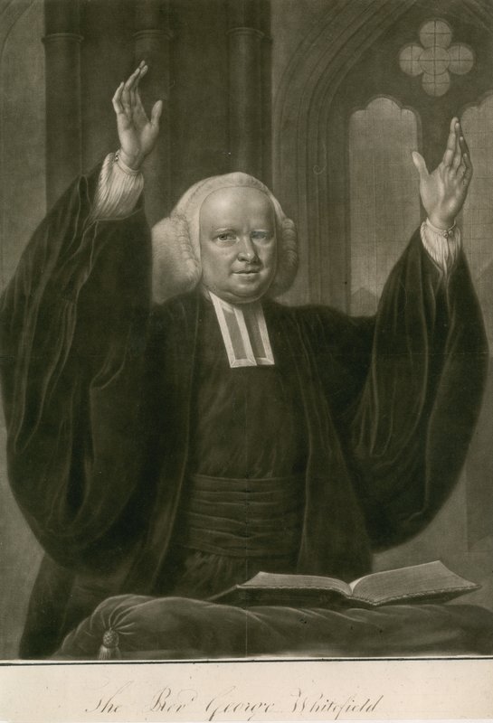 De Eerwaarde George Whitefield, MA, een van de oprichters van het Methodisme door English School