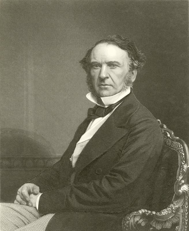 De zeer eerbiedwaardige William Ewart Gladstone door English School