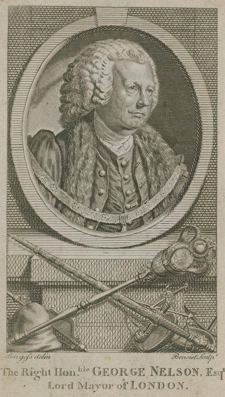 De Zeer Eerwaarde George Nelson, Lord Mayor van Londen door English School
