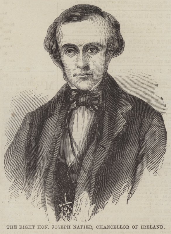 De Zeer Eerwaarde Joseph Napier, Kanselier van Ierland door English School