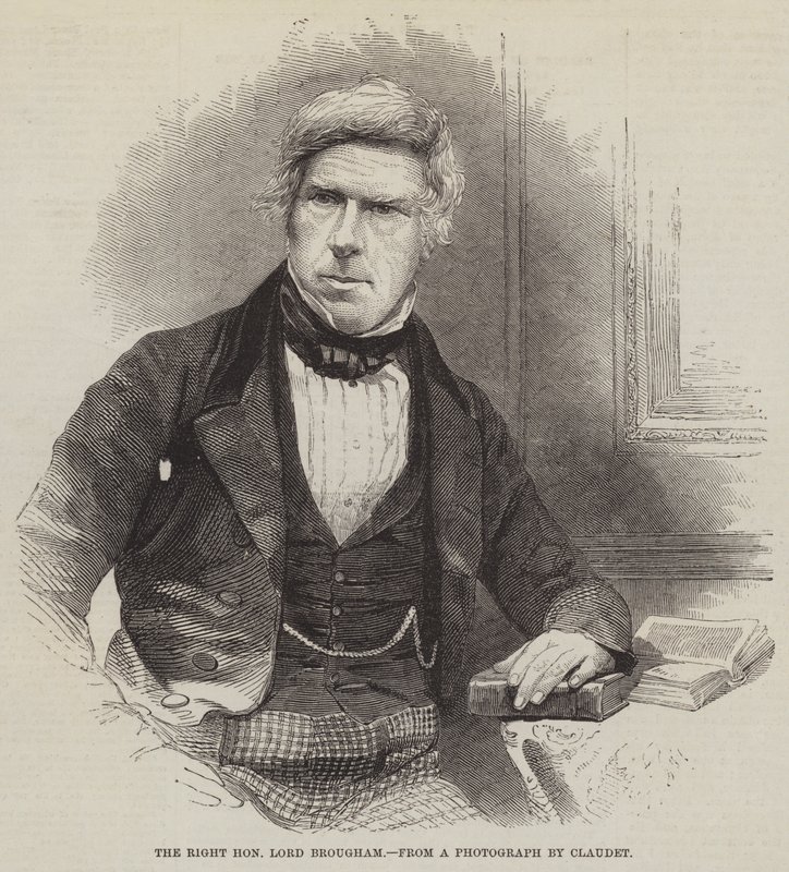 De Zeer Eerwaarde Lord Brougham door English School