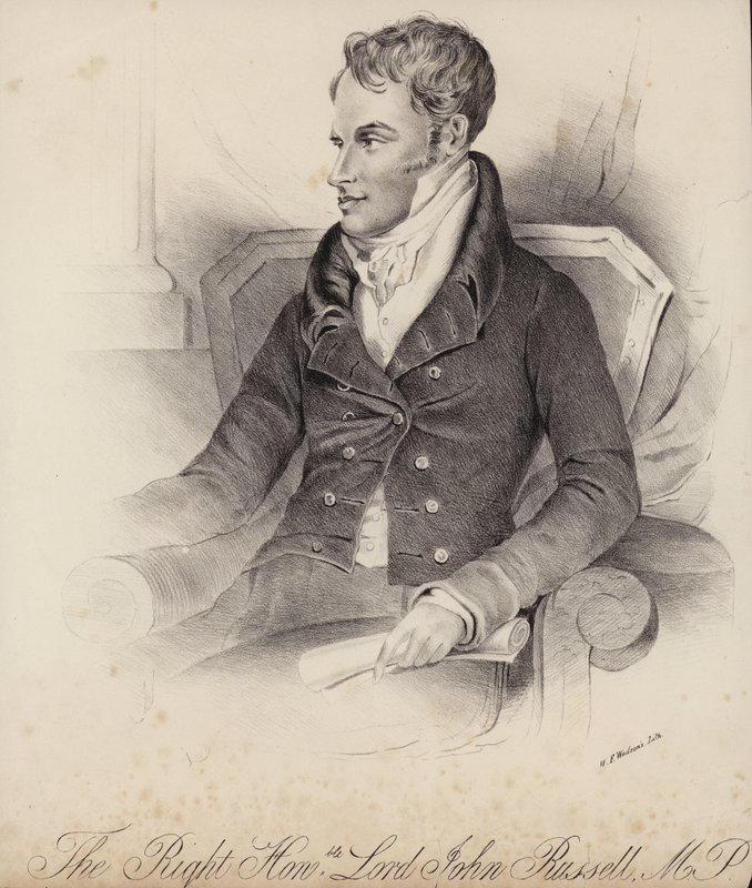 De zeer eerbiedwaardige Lord John Russell door English School
