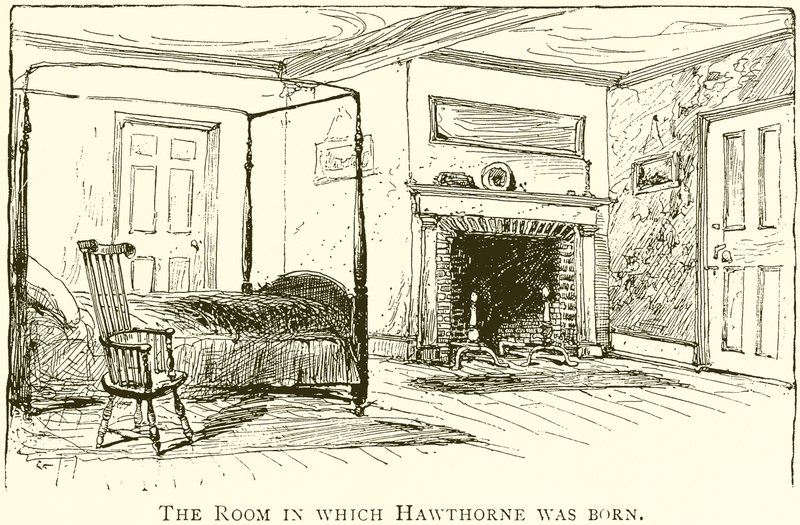 De Kamer waar Hawthorne Geboren Werd door English School