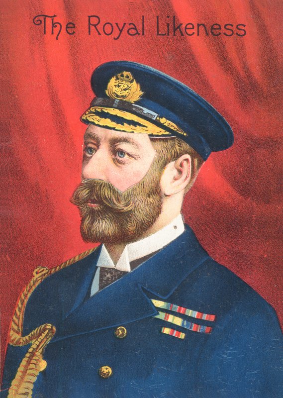 De Koninklijke Gelijkenis - Victoriaanse wenskaart door English School