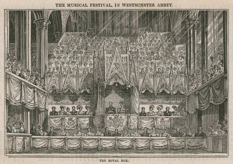 Het Koninklijk Muziekfestival in Westminster Abbey: De Koninklijke Loge door English School