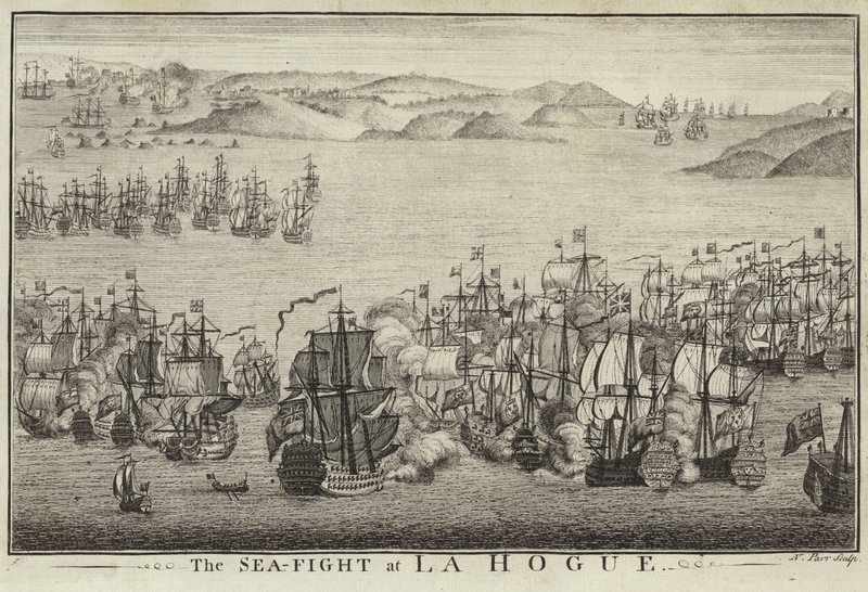 De Zeeslag bij La Hogue door English School