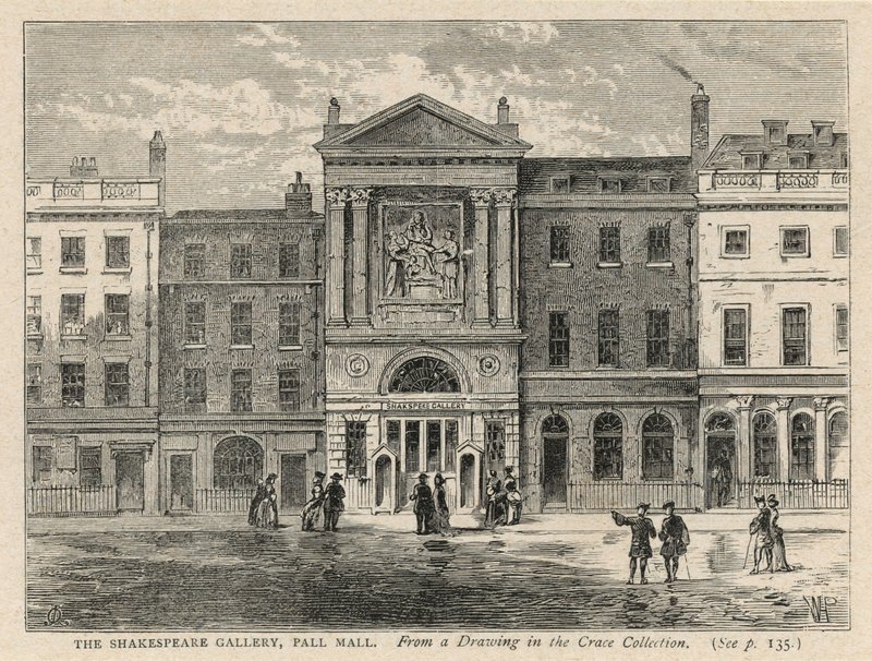 De Shakespeare Galerij op Pall Mall door English School