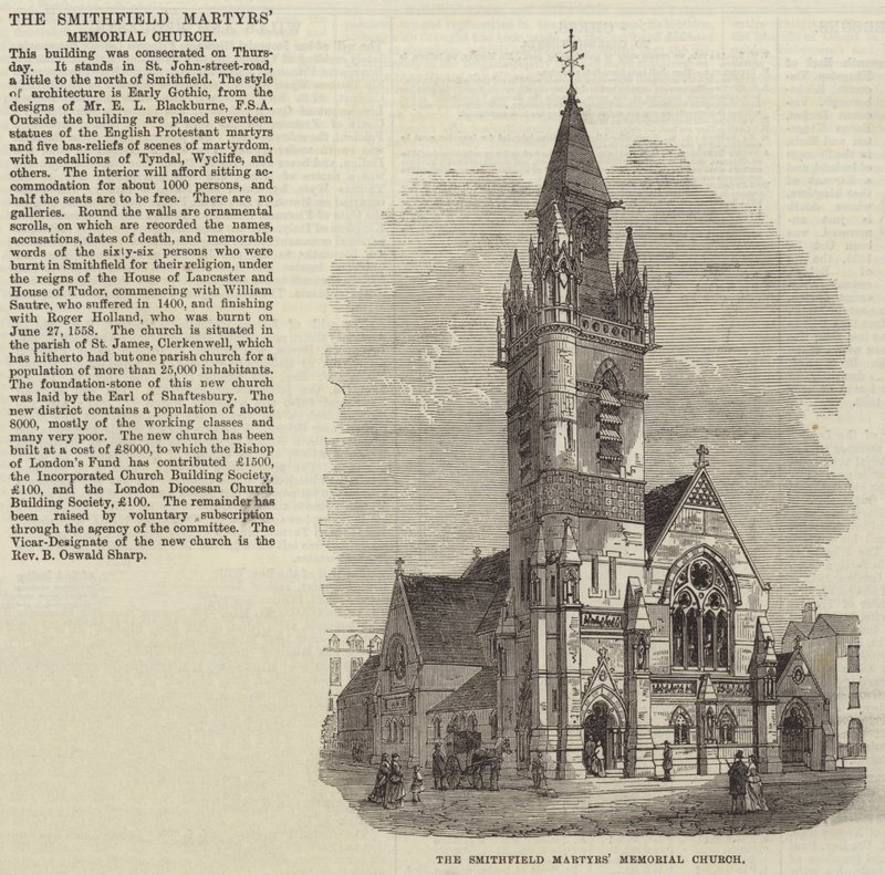 Smithfield Martelaren Herdenkingskerk door English School