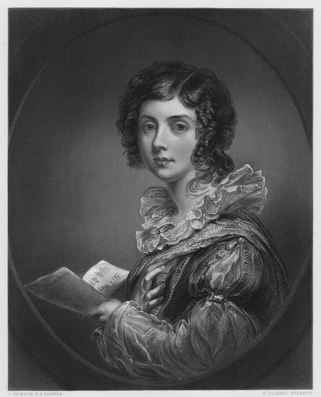 De Zangeres, van het schilderij in de Vernon Gallery door English School