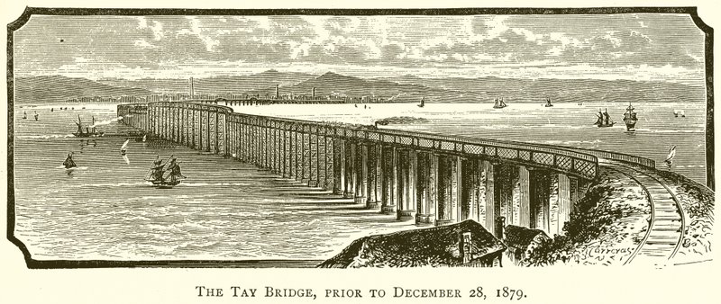 De Tay Brug, voor 28 december 1879 door English School