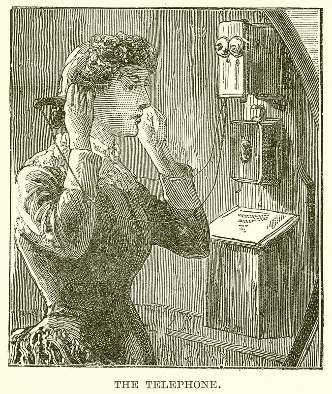 De telefoon door English School