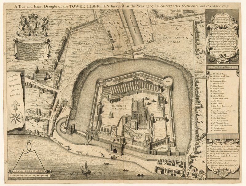 De Tower of London onderzocht in 1597 door English School