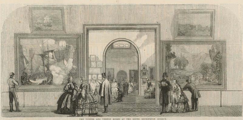 De Turner en Vernon Kamers in het South Kensington Museum door English School