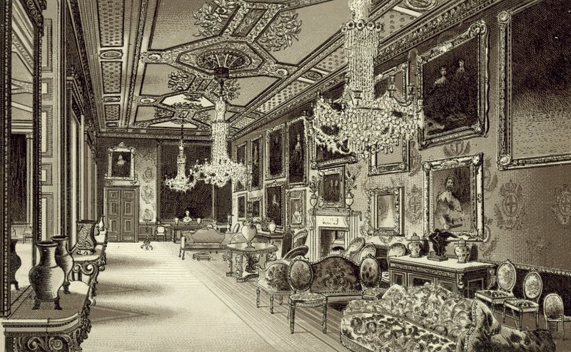 De Vandyke Kamer, Windsor Kasteel door English School