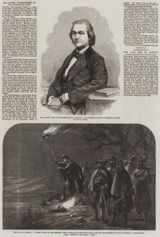 De oorlog in Amerika (gravure) door English School