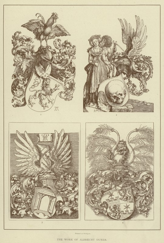 Het werk van Albrecht Durer (litho) door English School