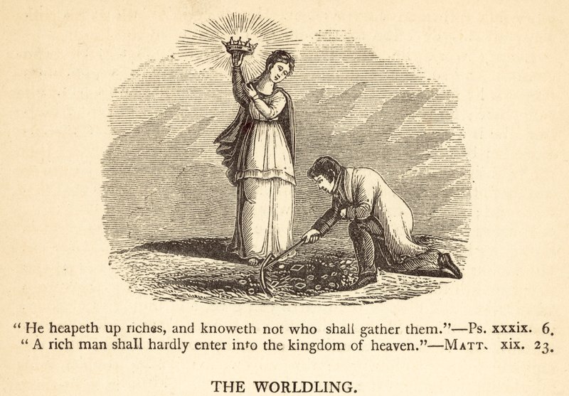 De wereldling (gravure) door English School