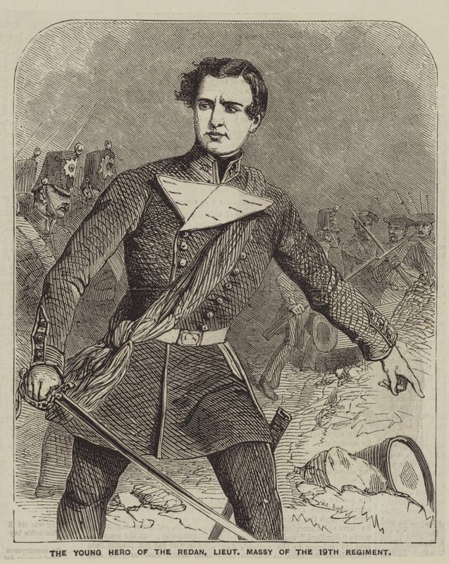De Jonge Held van de Redan, Luitenant Massy van het 19e Regiment door English School