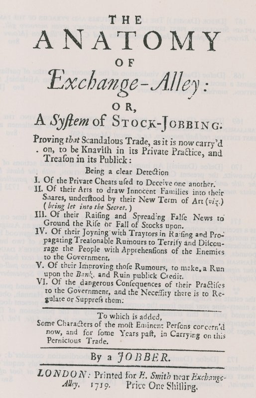 De anatomie van Exchange Alley door English School