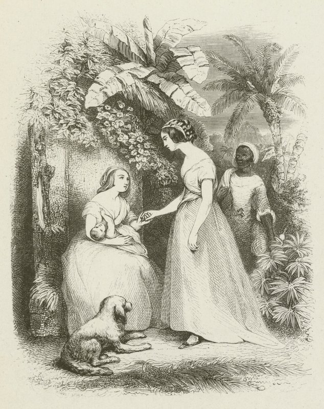 De aankomst van Madame De La Tour door English School