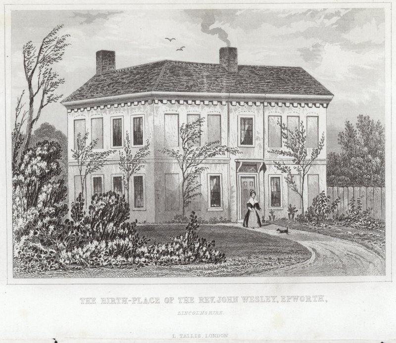 De Geboorteplaats van Dominee John Wesley door English School