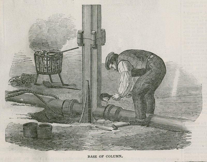 Het gebouw in Hyde Park, Londen, voor de Grote Tentoonstelling van 1851 door English School
