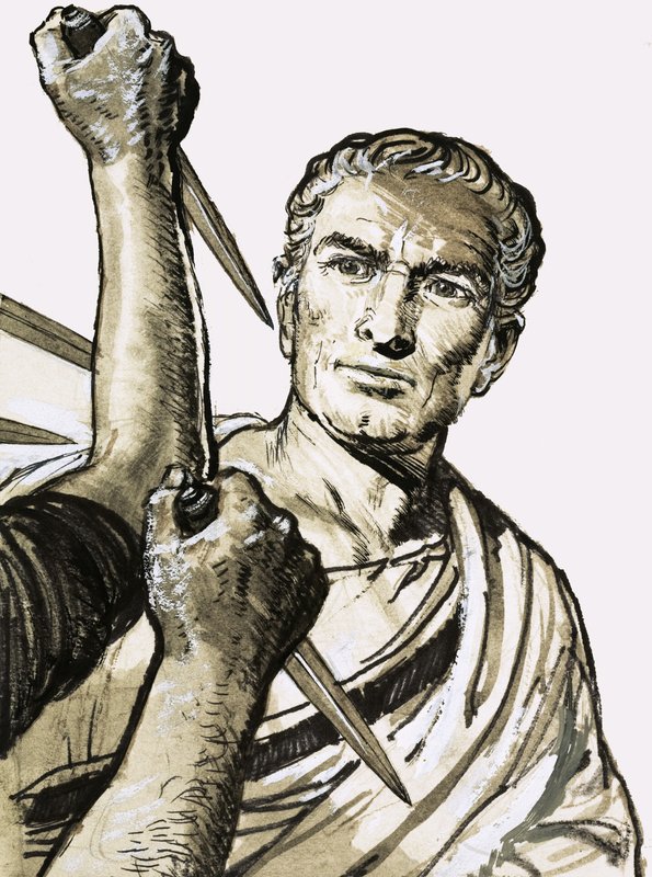 De dood van Caesar door English School