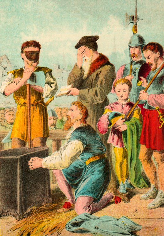 De executie van de hertog van Somerset door English School