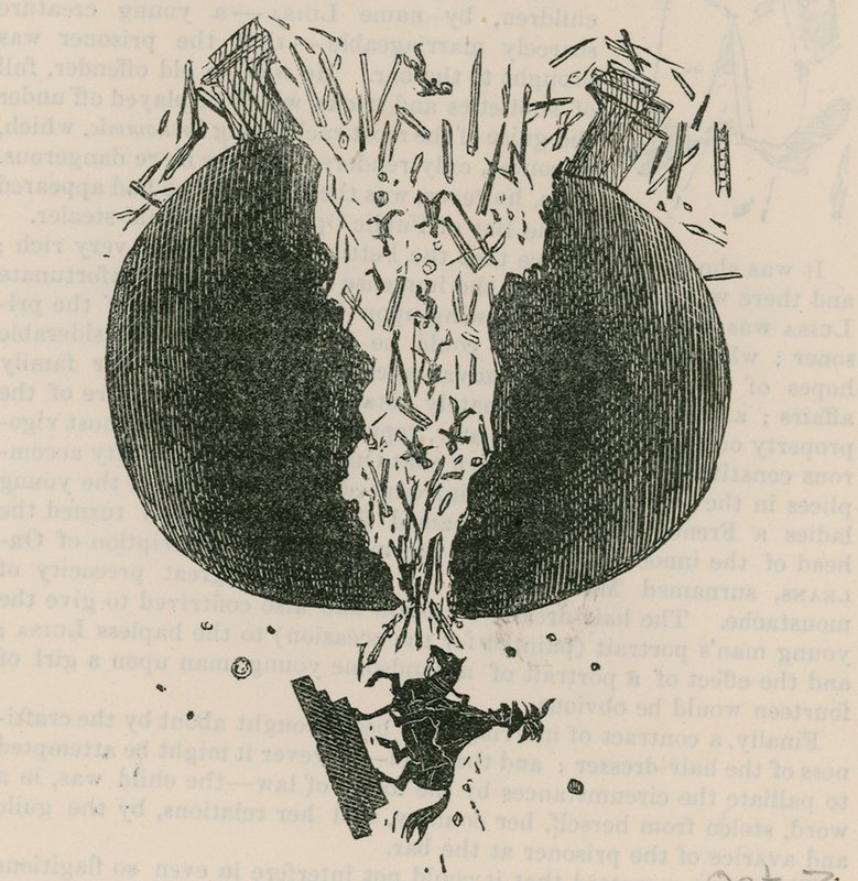 De val van het Wellington-standbeeld; cartoon door English School