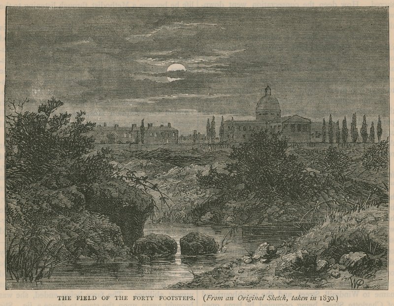 Het veld van de veertig voetstappen, Bloomsbury door English School
