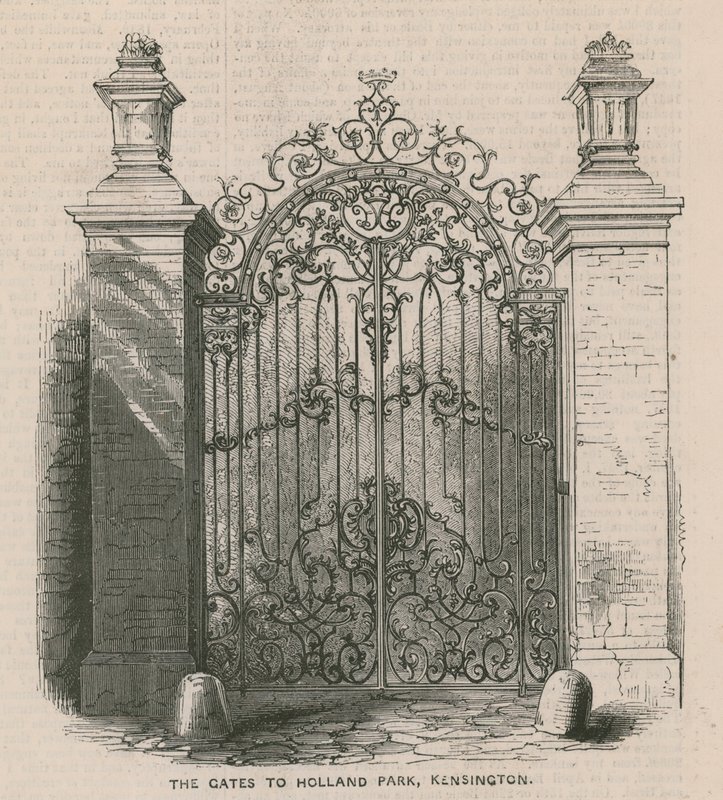 De poorten naar Holland Park, Kensington door English School