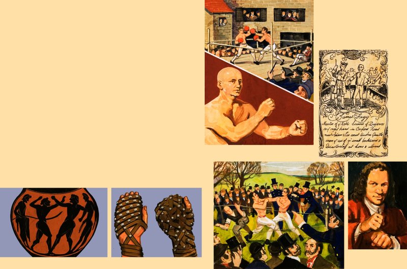 De geschiedenis van het boksen door English School