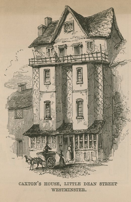 Het huis van William Caxton door English School