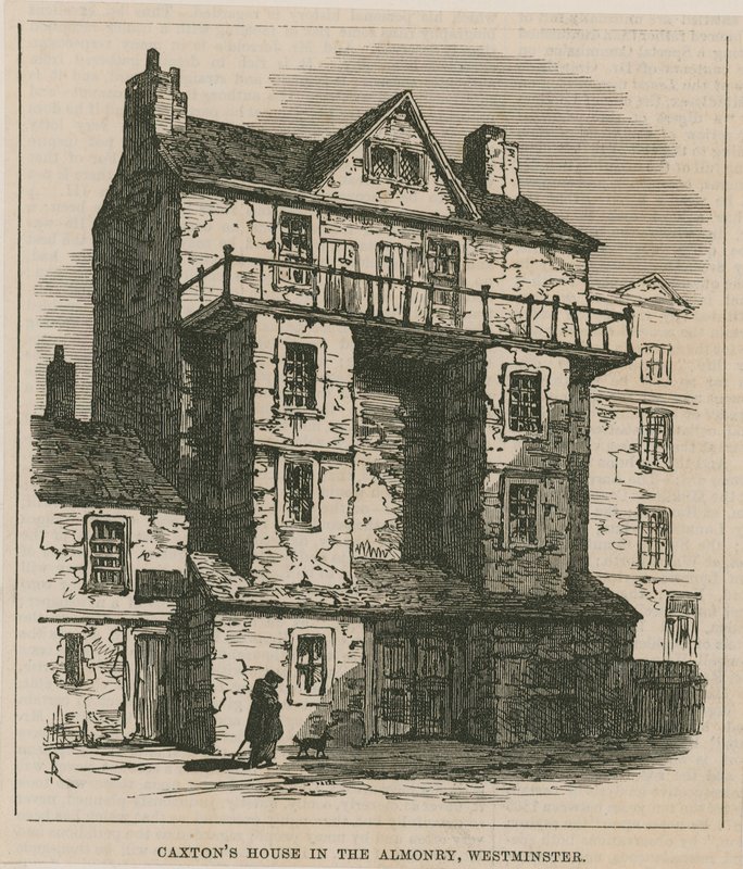 Het huis van William Caxton door English School